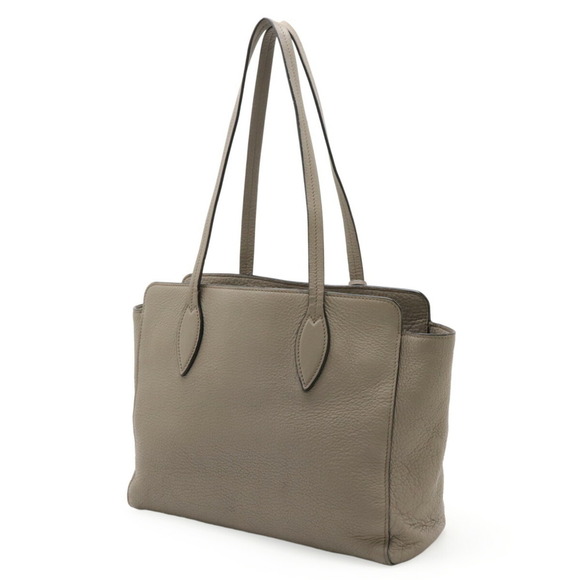 PRADA Gray Leather Shoulder Bag - Picture 3 of 8